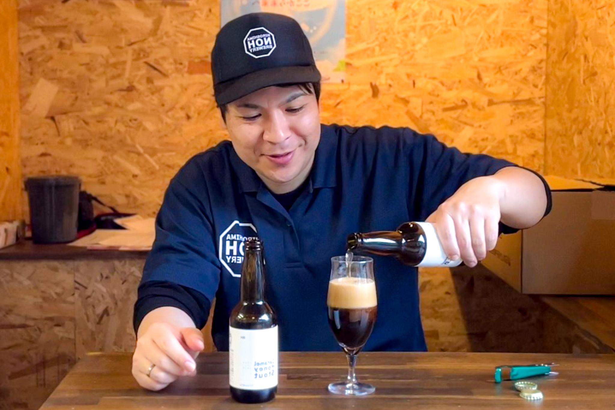 HIROSHIMA NOH BREWERYの醸造長、岡田アントニールイスさん