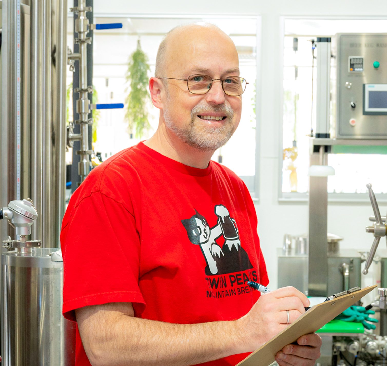 Twin Peaks Mountain Brewingのオーナーブルワー、ボイクマン・カーステンさん