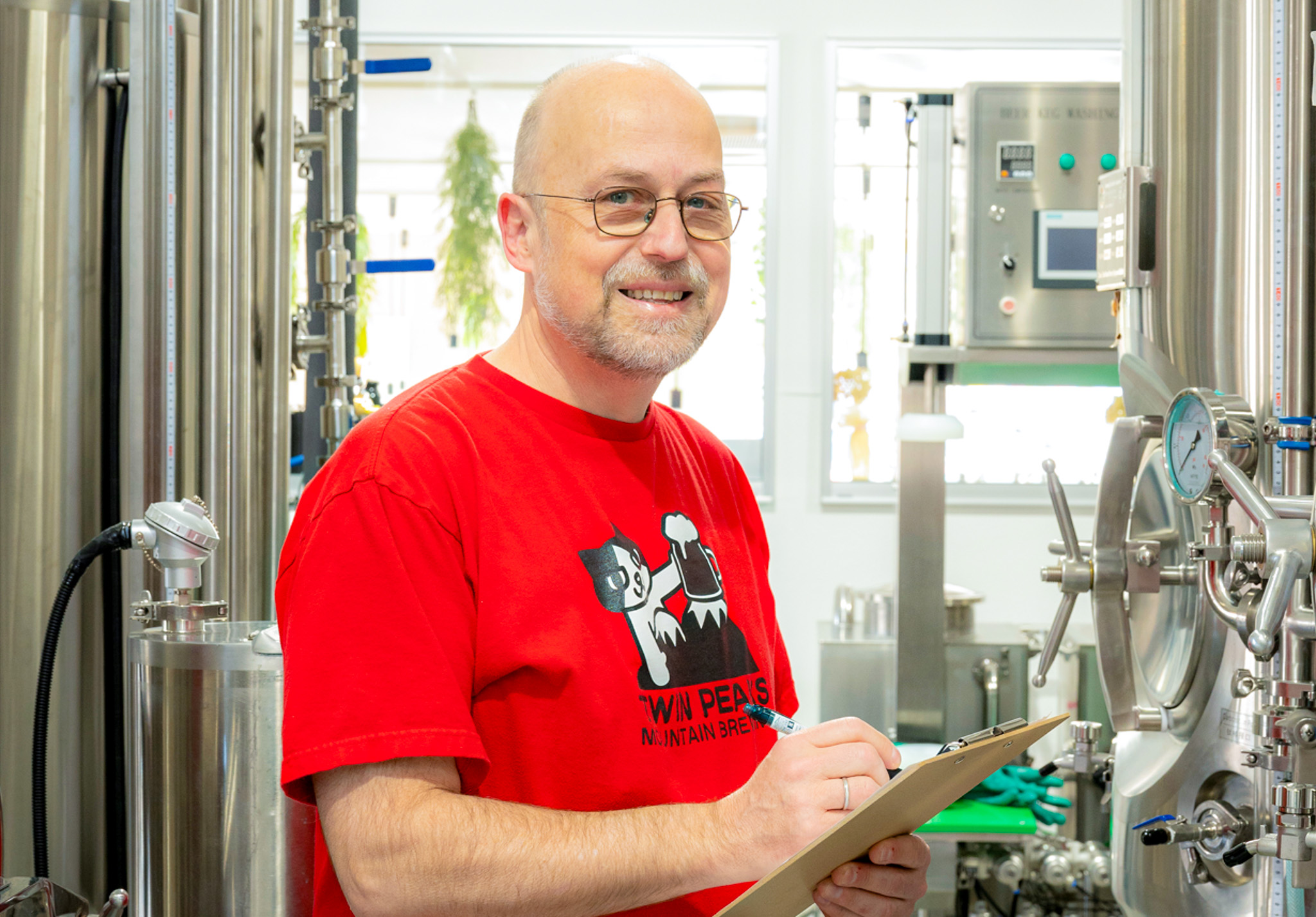 Twin Peaks Mountain Brewingのオーナーブルワー、ボイクマン・カーステンさん